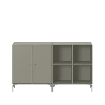 Szafka Pair - fennel 144, nogi chromowane - Montana