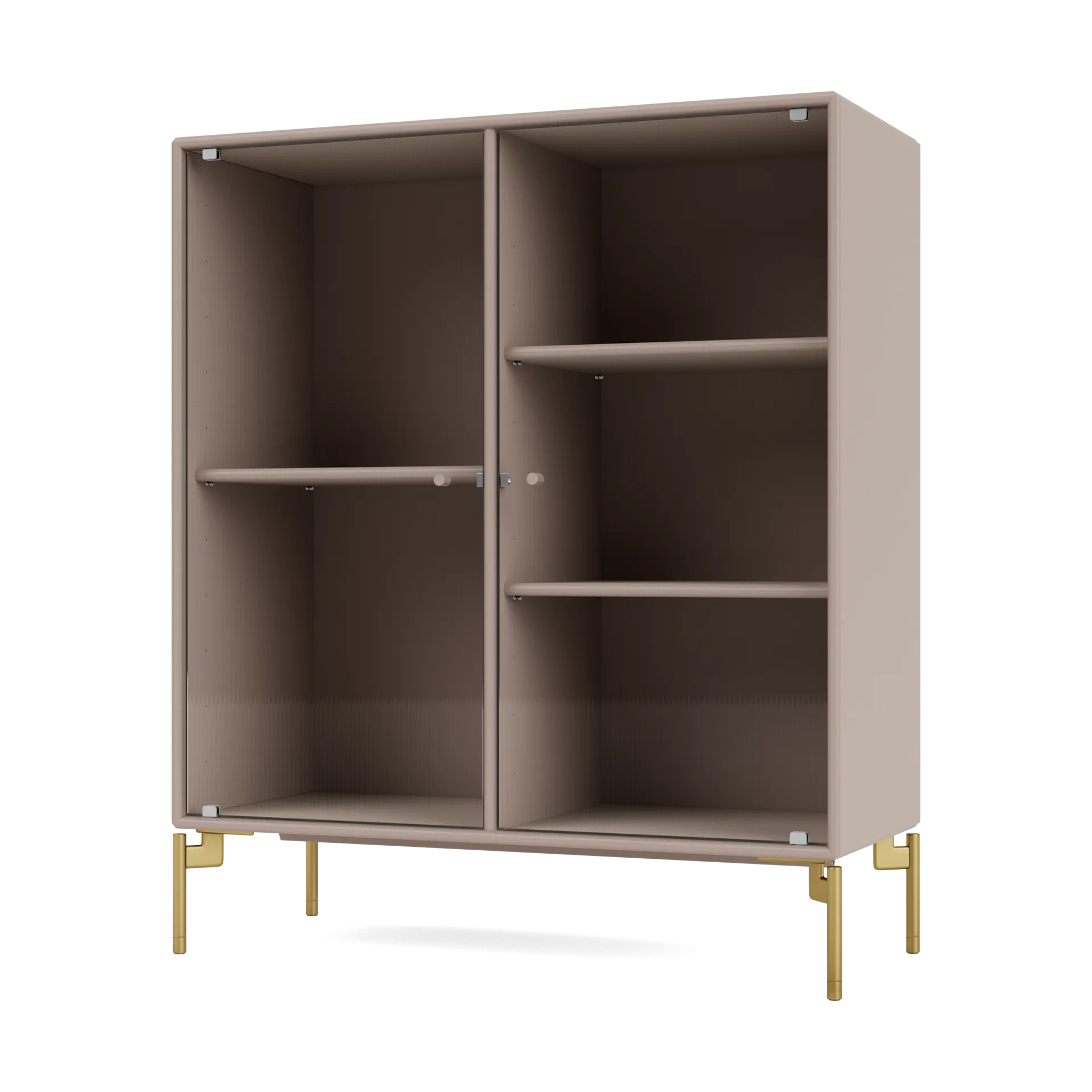 Szafka Ripple II 69,6x82,2x30 cm, Mushoom- nogi mosiądz Montana