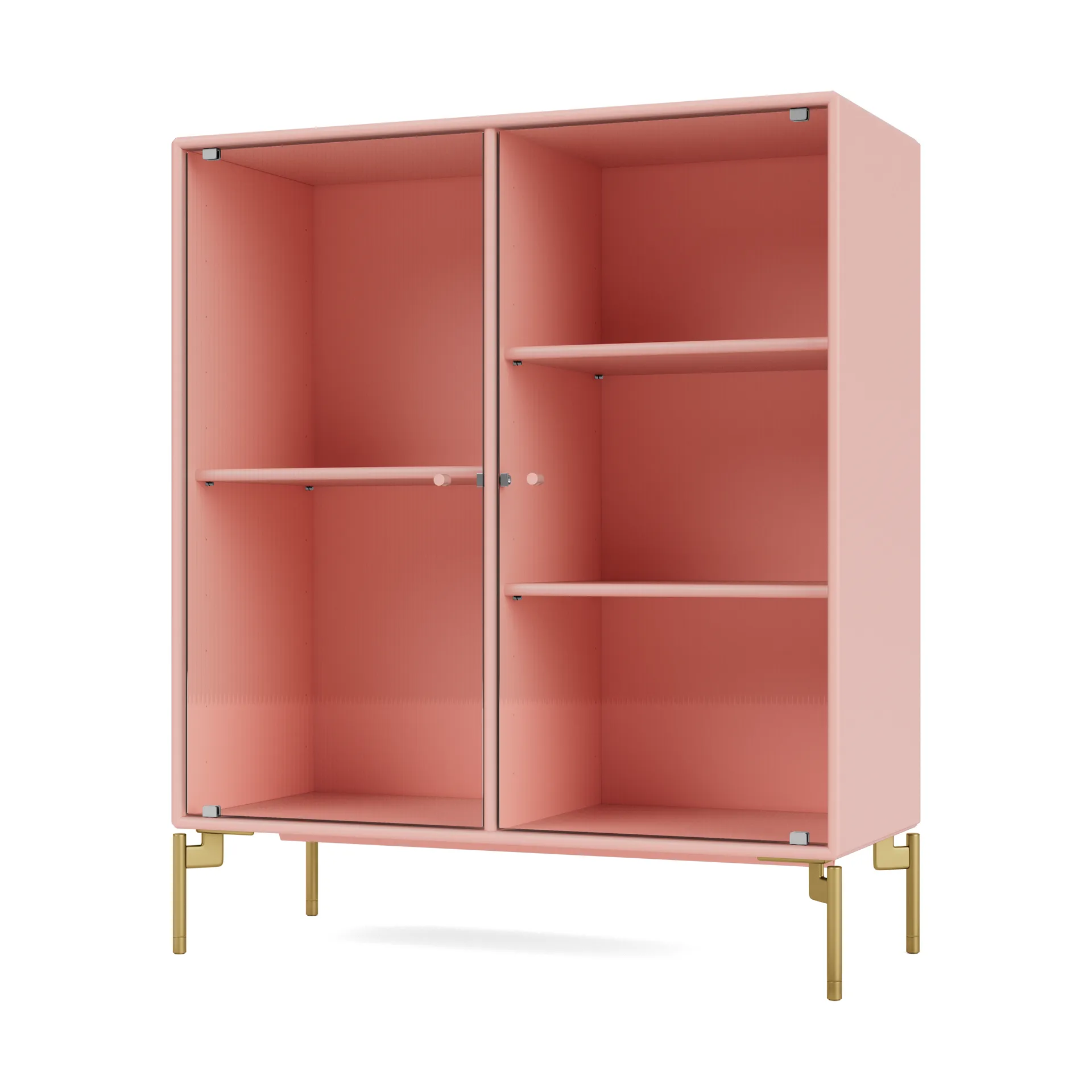 Szafka Ripple II 69,6x82,2x30 cm, Ruby-nogi mosiądz Montana