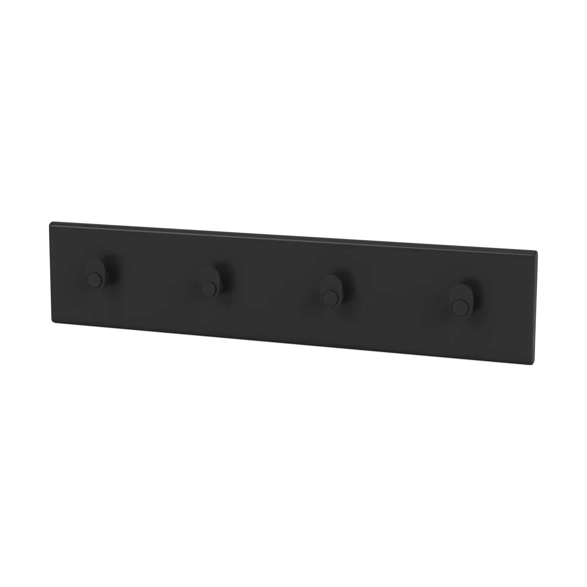 Wieszak na ubrania Montana Coat Racks z 4 haczykami, Black Montana