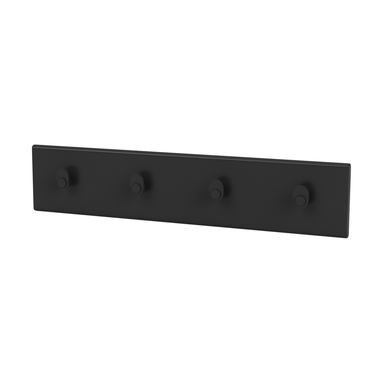 Montana Wieszak na ubrania Montana Coat Racks z 4 haczykami Black