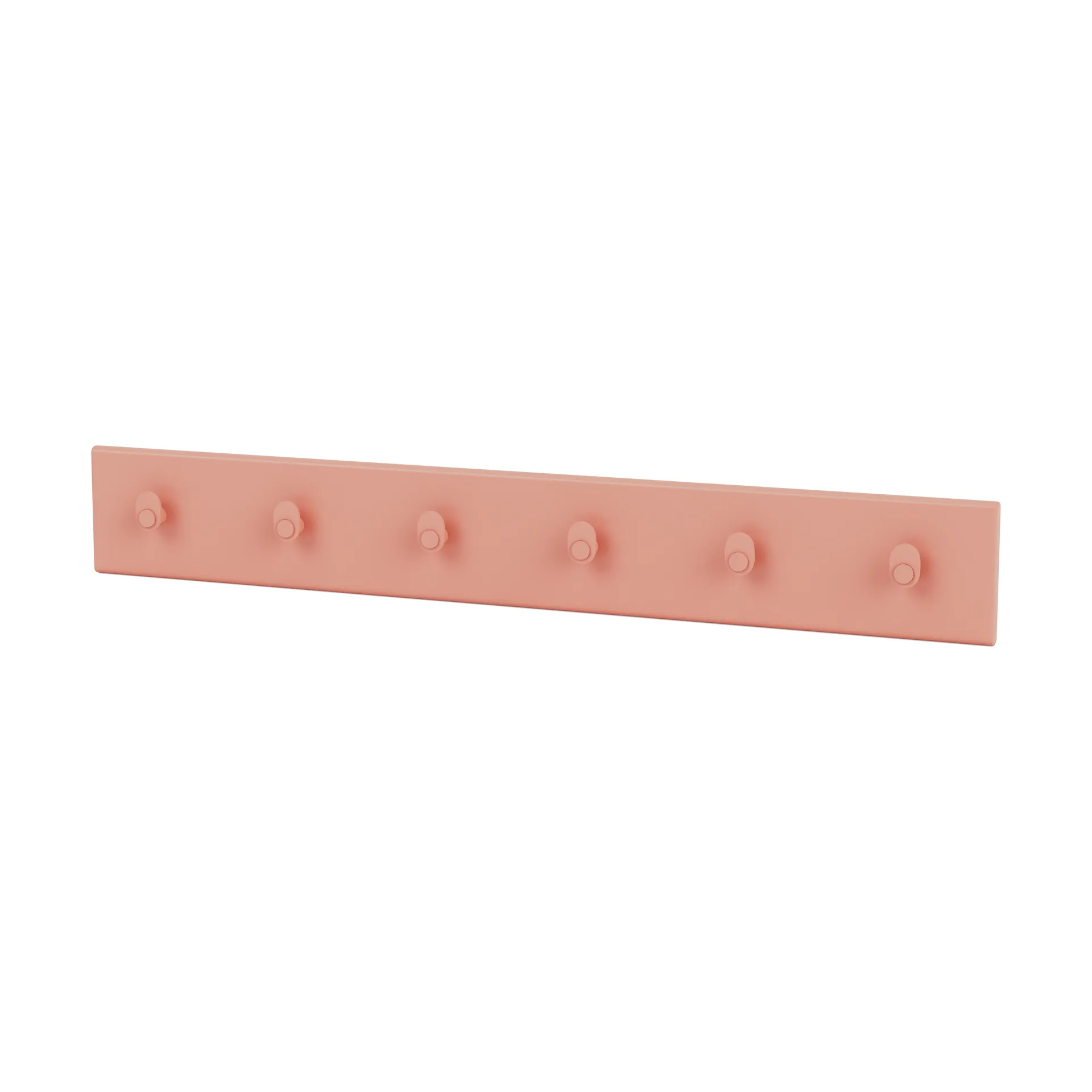 Wieszak na ubrania Montana z 6 haczykami, Rhubarb Montana