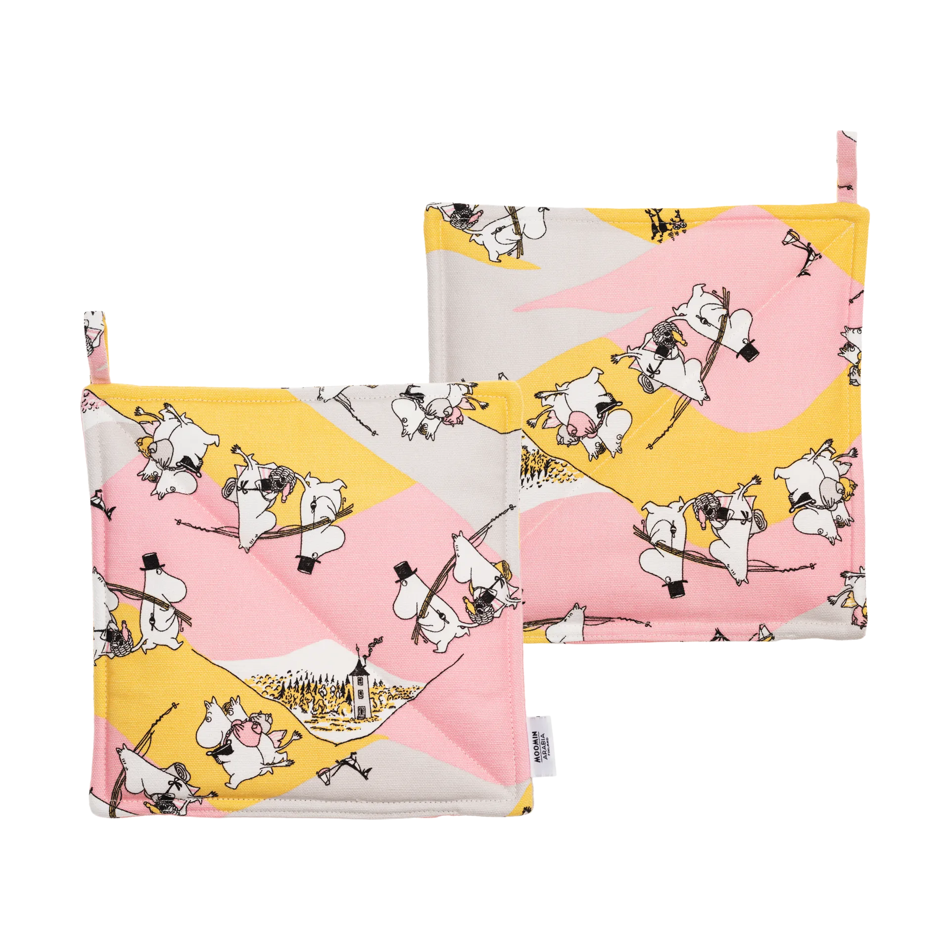 Łapka kuchenna Muminki Family Time, 2 szt., 22x22 cm Moomin Arabia