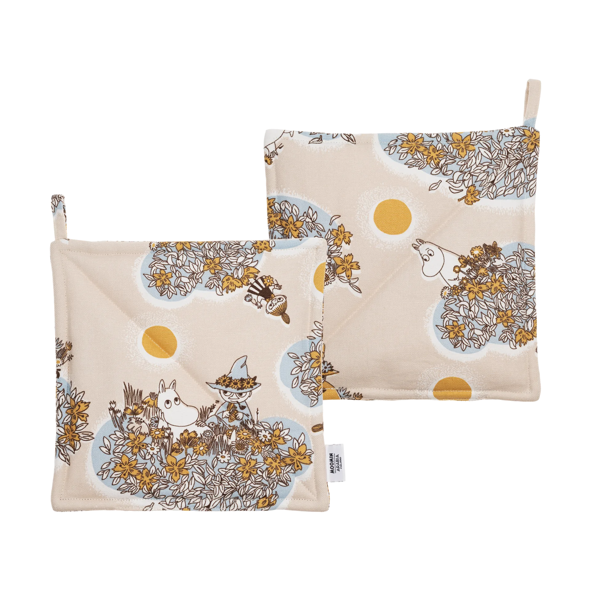 Łapka kuchenna Muminki Friends Forever, 2 szt., 22x22 cm Moomin Arabia