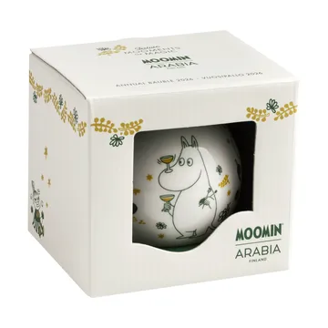 Bombka roczna Muminki Ø8 cm - 2026, Dar miłości - Moomin Arabia