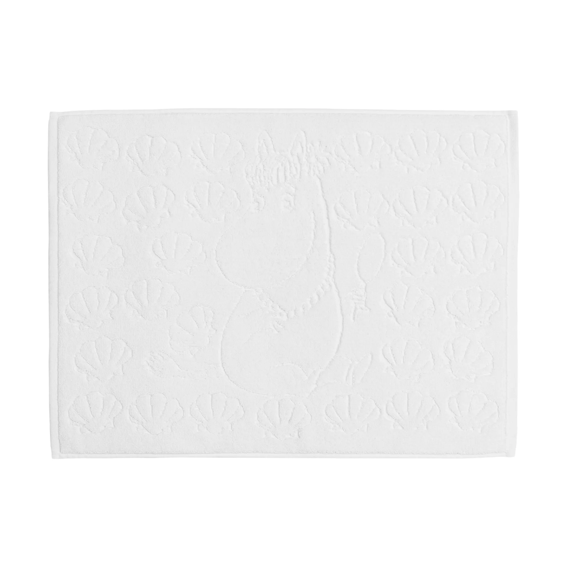 Dywanik łazienkowy Muminki 50x70 cm, Muszla, biały Moomin Arabia