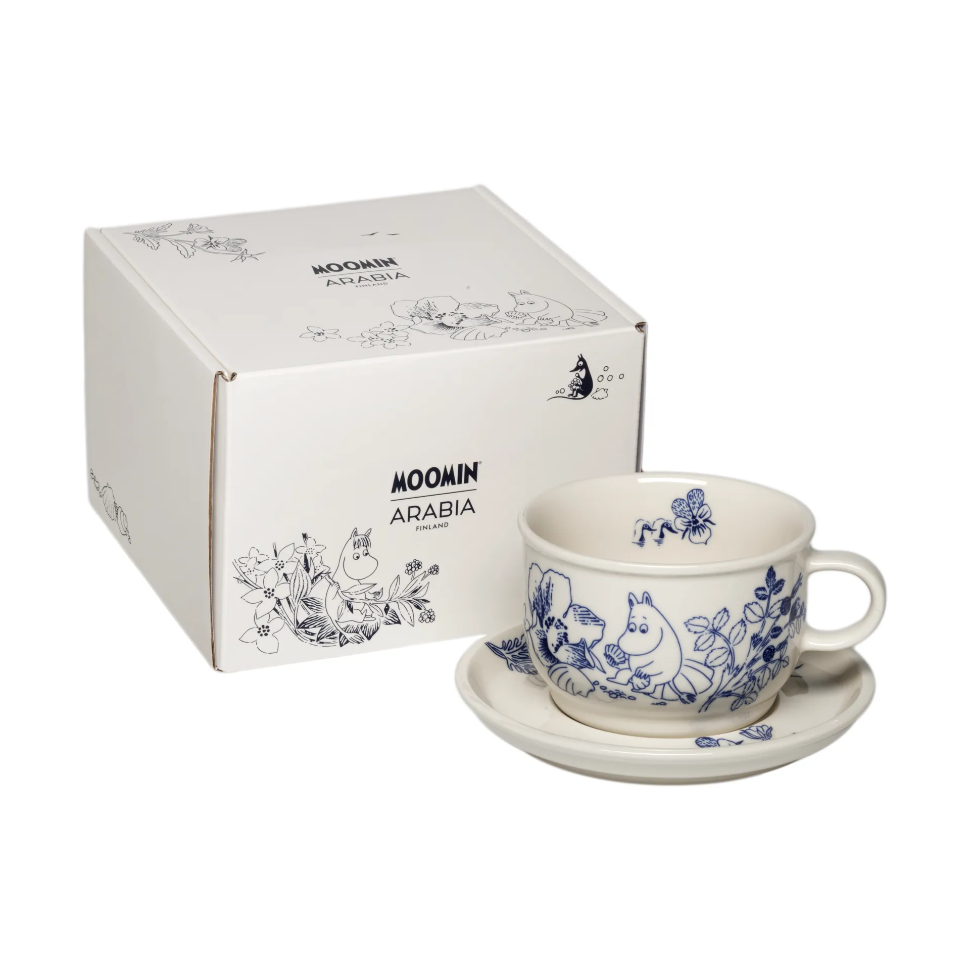 Filiżanka ze spodkiem Moomin Haru, 2 elementy Moomin Arabia
