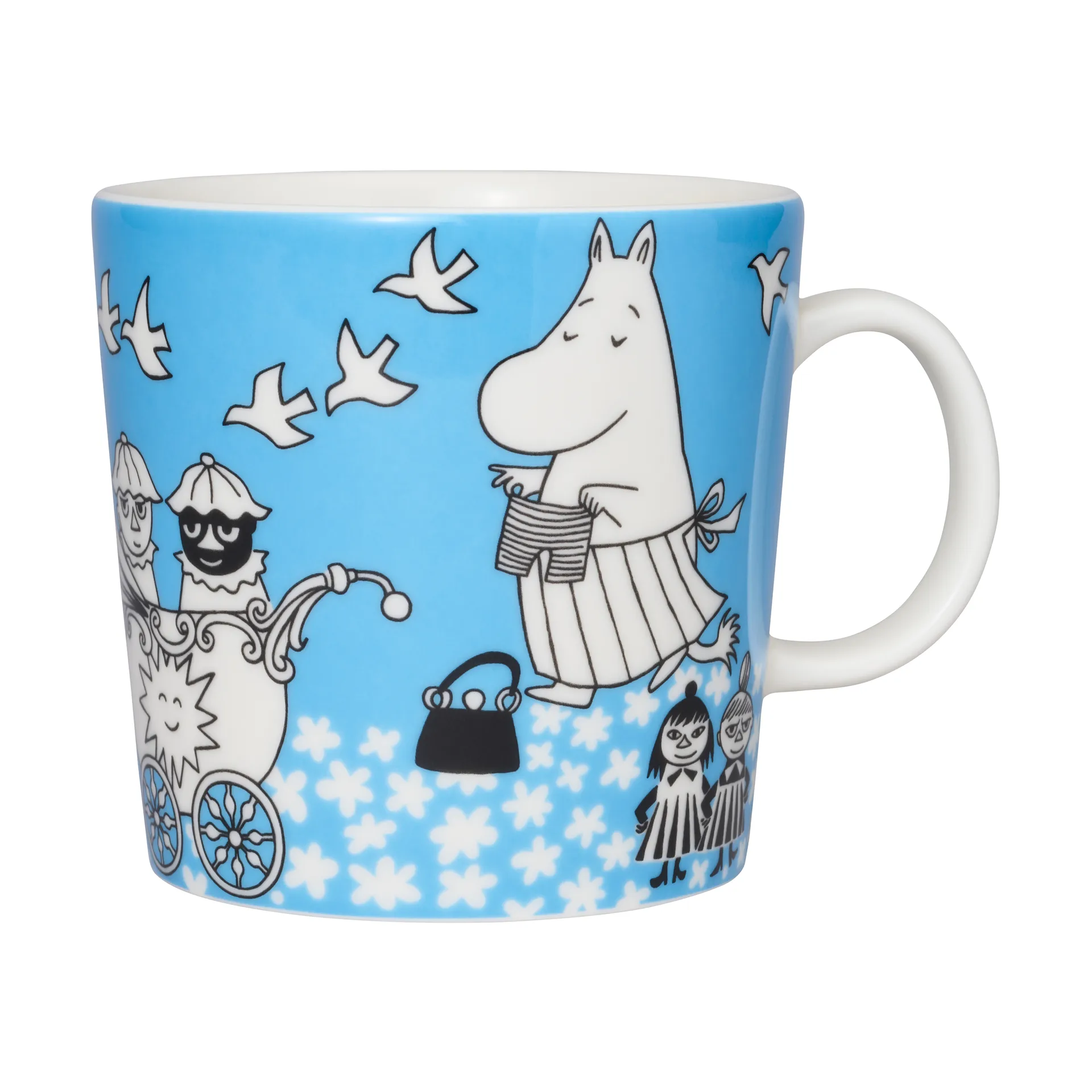Fred kubek Mumin 400 ml, Niebieski Moomin Arabia