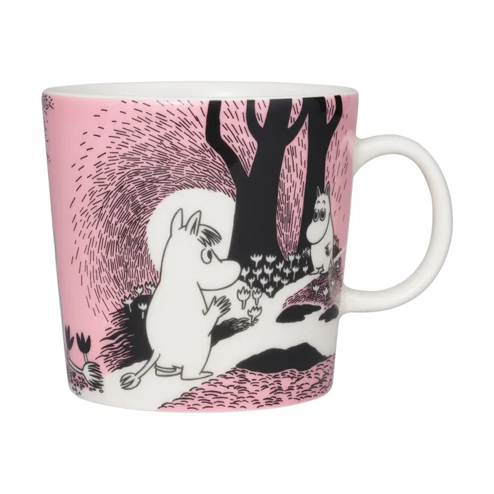 Kärlek Muminmugg 400 ml - Różowy - Moomin Arabia