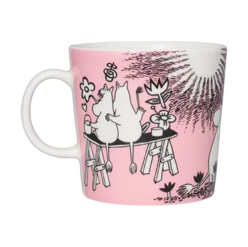 Kärlek Muminmugg 400 ml - Różowy - Moomin Arabia