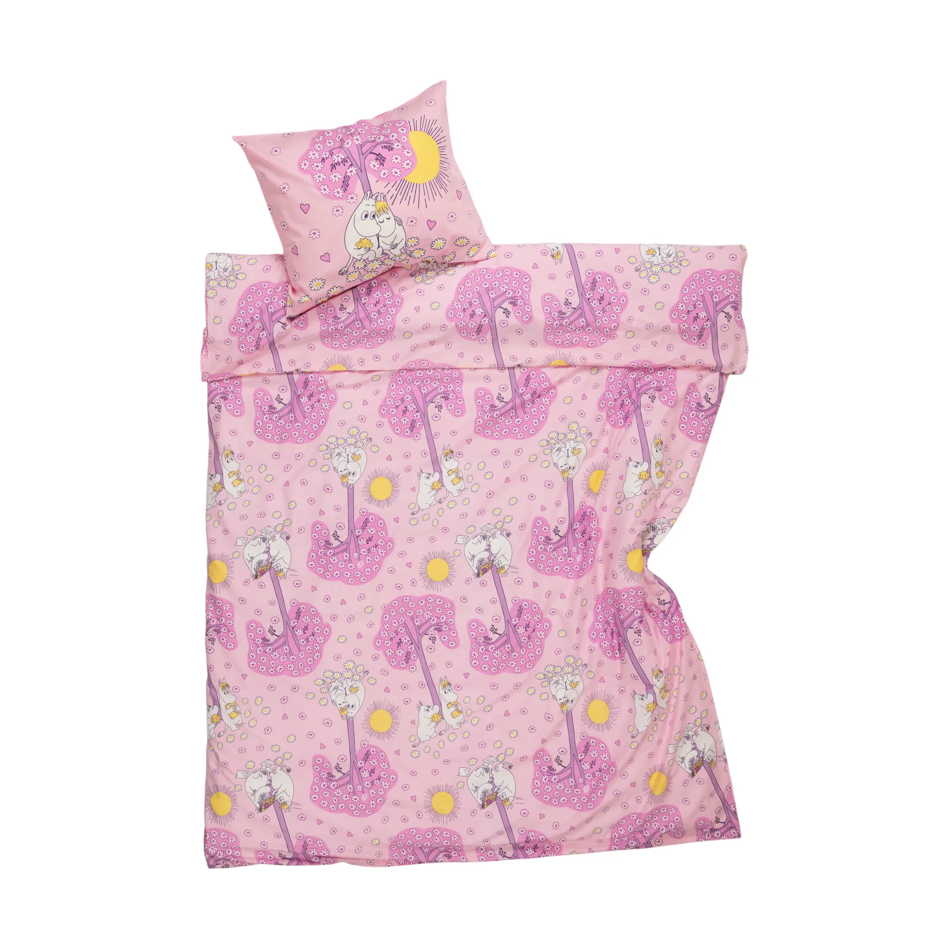 Komplet pościeli Muminki 150x210 cm, Sweethearts Moomin Arabia