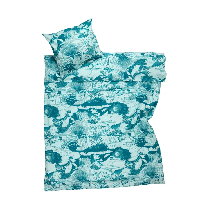 Komplet pościeli Muminki 150x210 cm - Żeglarstwo - Moomin Arabia