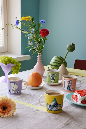 Kubek ABC Muminki 40 cl - V - Moomin Arabia