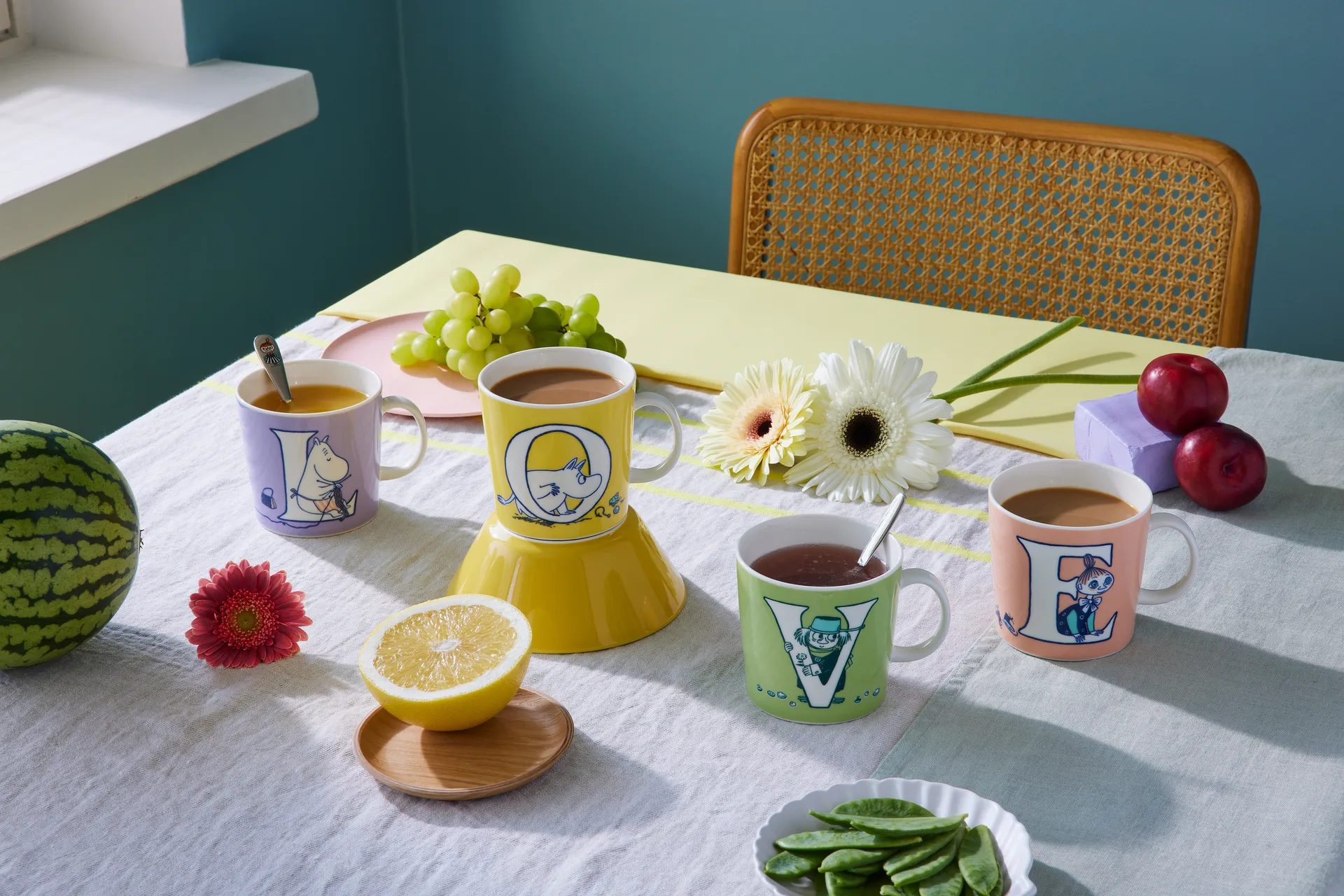 Kubek ABC Muminki 40 cl, V Moomin Arabia