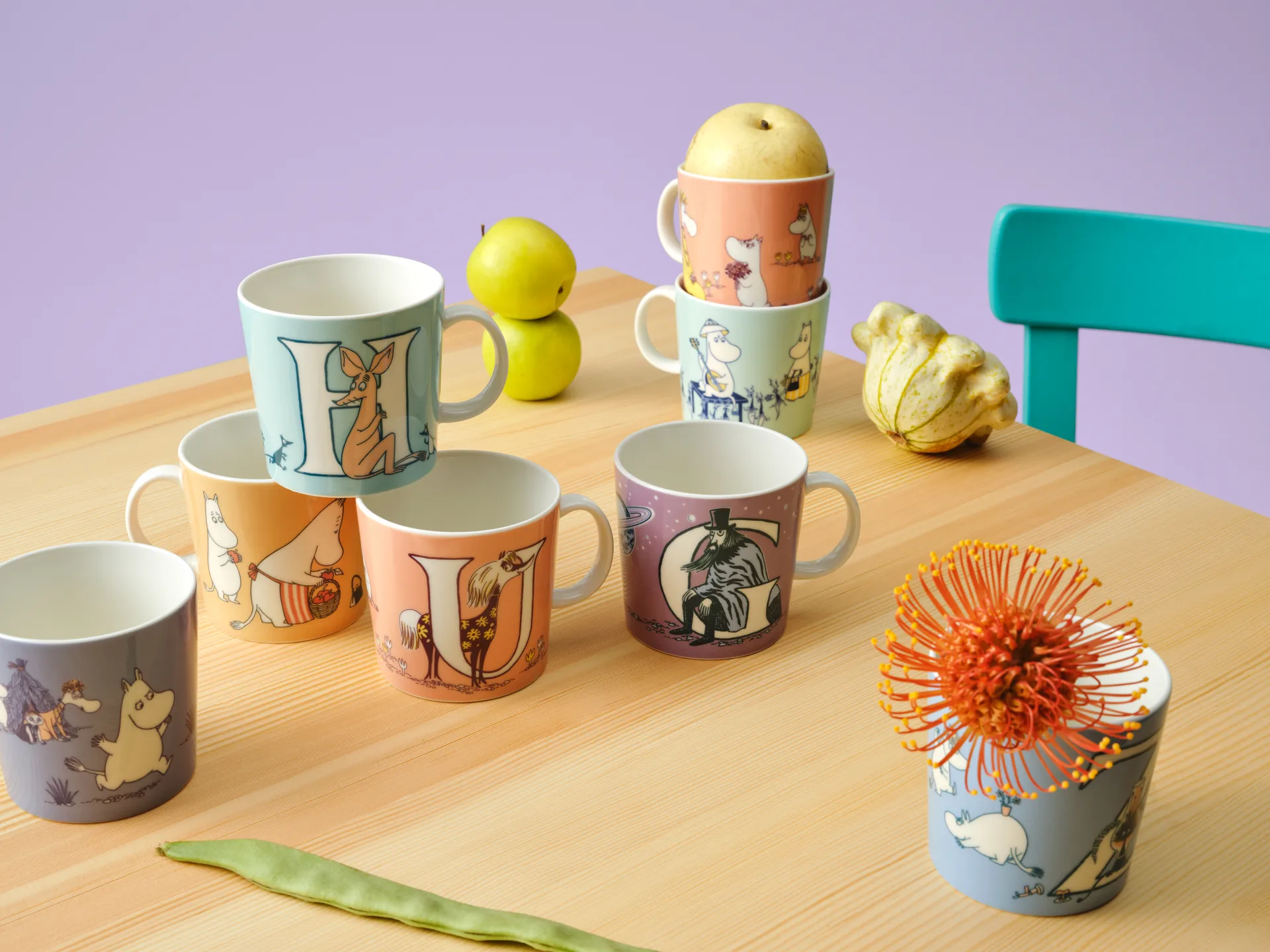 Kubek ABC Muminki 40 cl, X Moomin Arabia