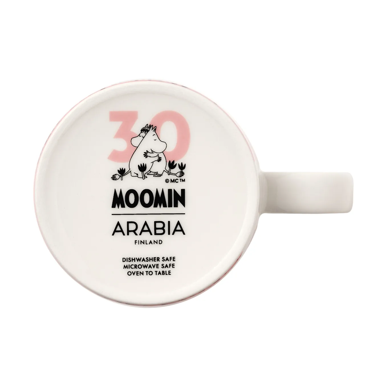 Kubek i talerz Muminki „30 Years of Love”, 2 elementy Moomin Arabia