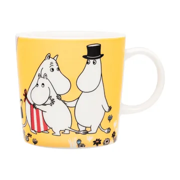 Kubek i talerz Muminki Familjemys - 2 szt. - Moomin Arabia