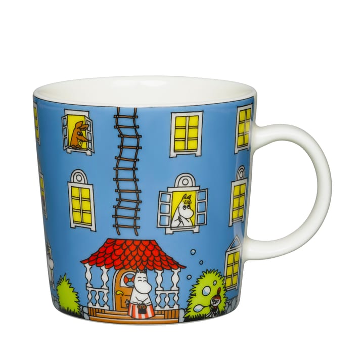 Kubek jubileuszowy Muminki 70 lat, Niebieski Moomin Arabia