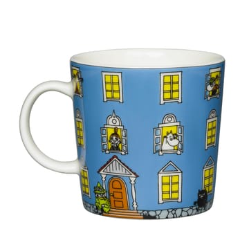 Kubek jubileuszowy Muminki 70 lat - Niebieski - Moomin Arabia