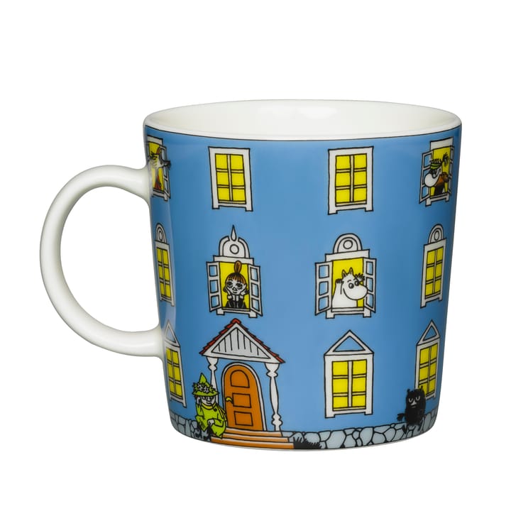 Kubek jubileuszowy Muminki 70 lat, Niebieski Moomin Arabia