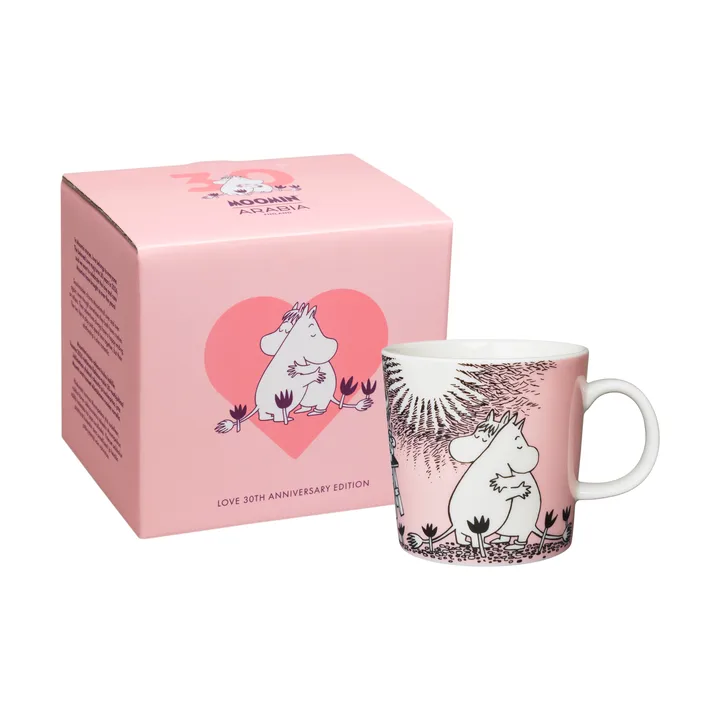 Kubek Muminki „30 Years of Love” w pudełku prezentowym - 300 ml - Moomin Arabia