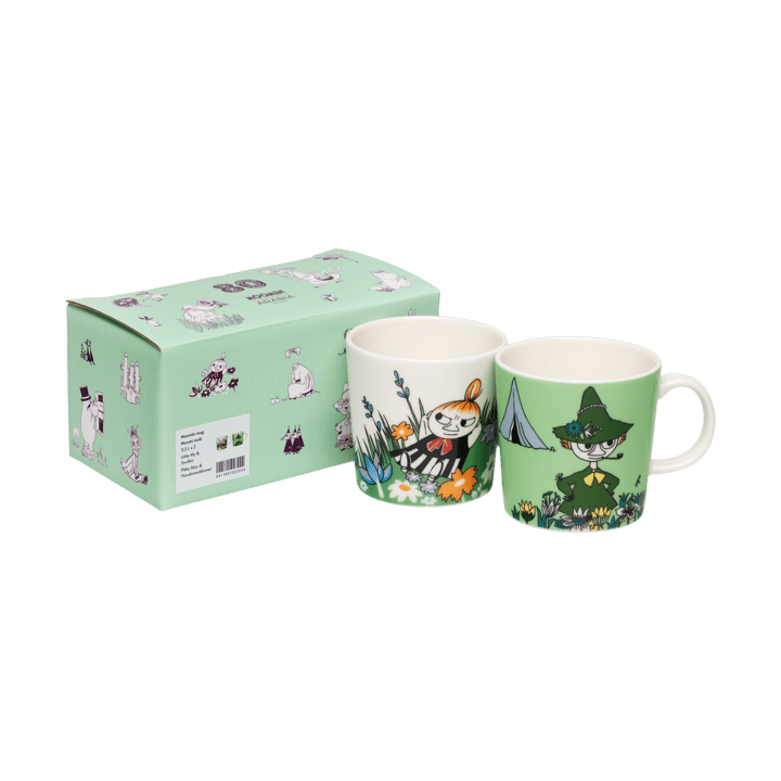 Kubek Muminki Mała Mi & Włóczykij, 2 części - 30 cl - Moomin Arabia