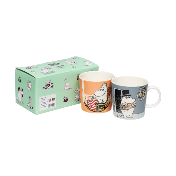 Kubek Muminki Mama Muminka & Tata Muminka, 2 części - 300 ml - Moomin Arabia