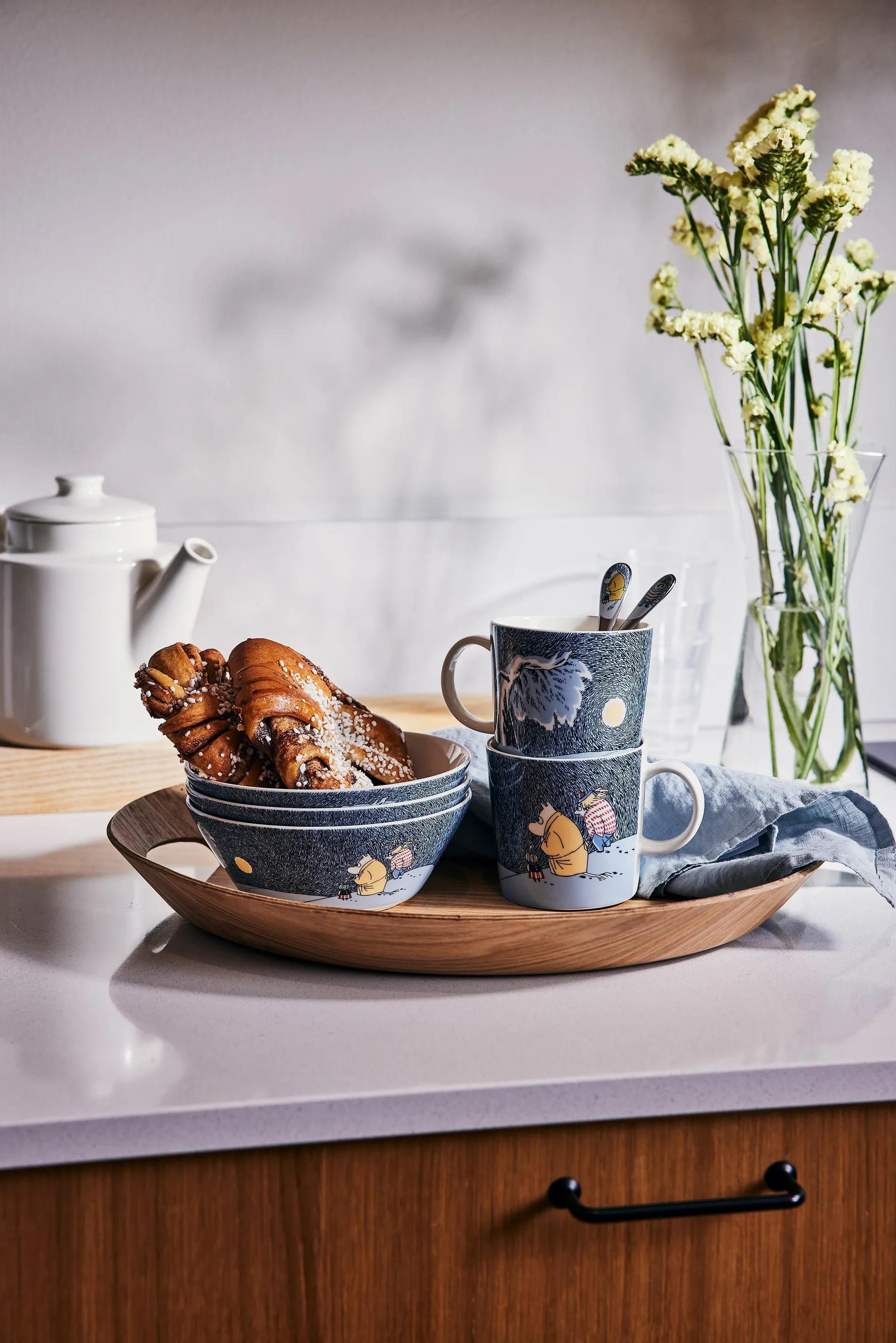 Kubek Snow Moonlight, Kolekcja Zimowa 2021 - Muminki, 300 ml Moomin Arabia