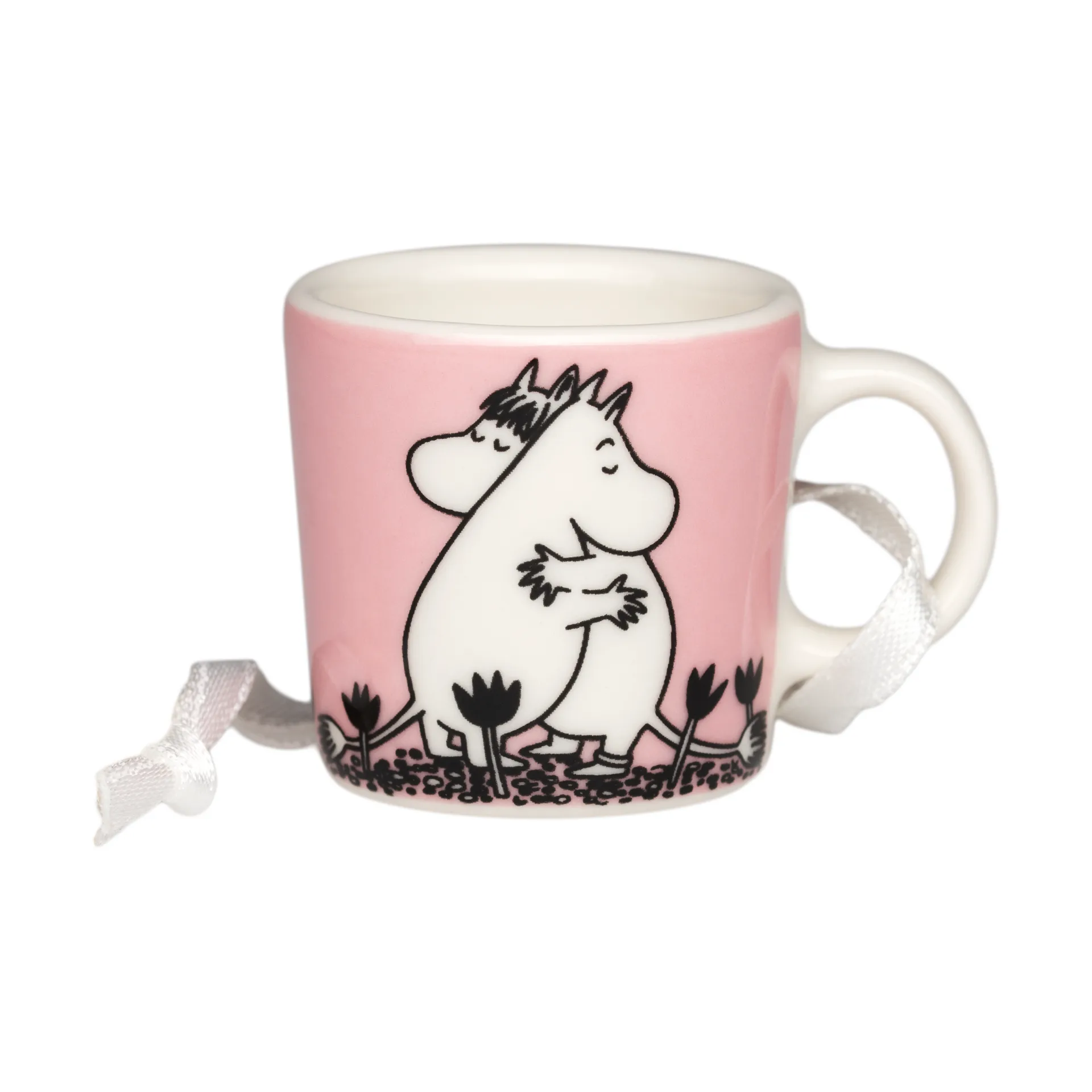 Mini kubek Muminki „Love” w pudełku prezentowym, Różowy Moomin Arabia