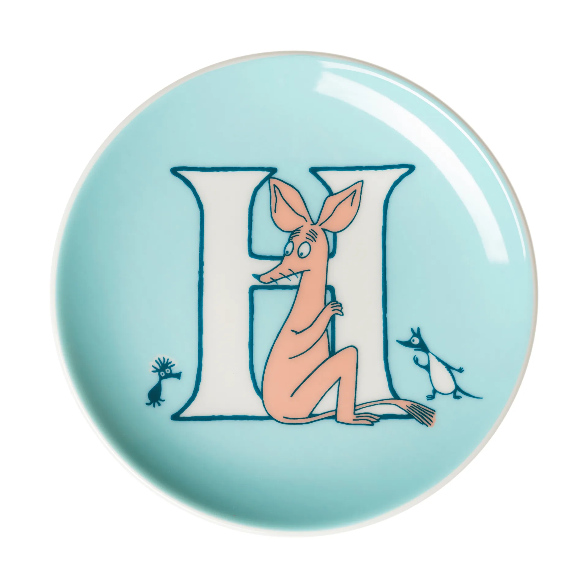 Mini talerzyk ABC Muminki, H, 10,5 cm Moomin Arabia