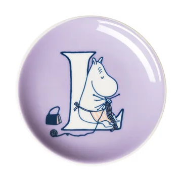 Mini talerzyk ABC Muminki - L, 10,5 cm - Moomin Arabia