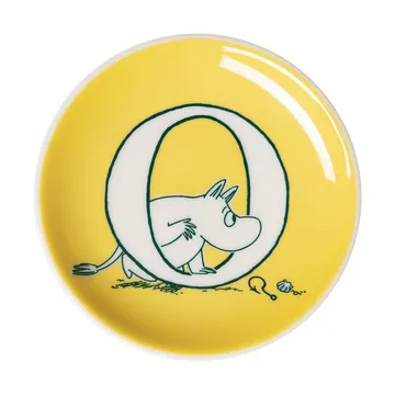 Mini talerzyk ABC Muminki - O, 10,5 cm - Moomin Arabia