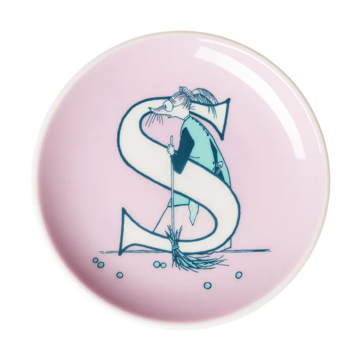 Mini talerzyk ABC Muminki - S, 10,5 cm - Moomin Arabia