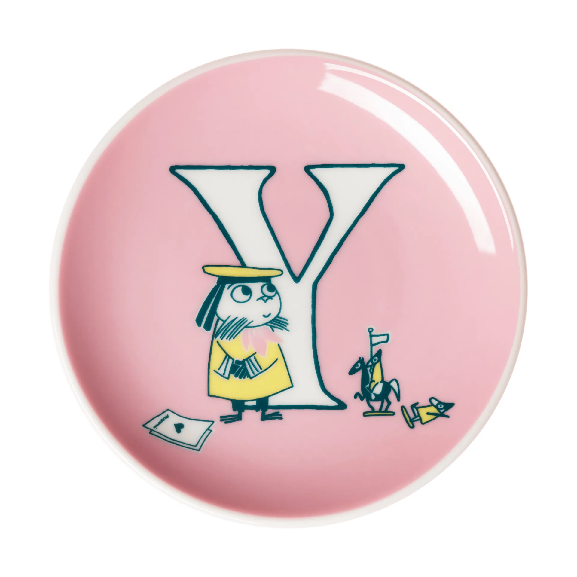 Mini talerzyk ABC Muminki, Y, 10,5 cm Moomin Arabia