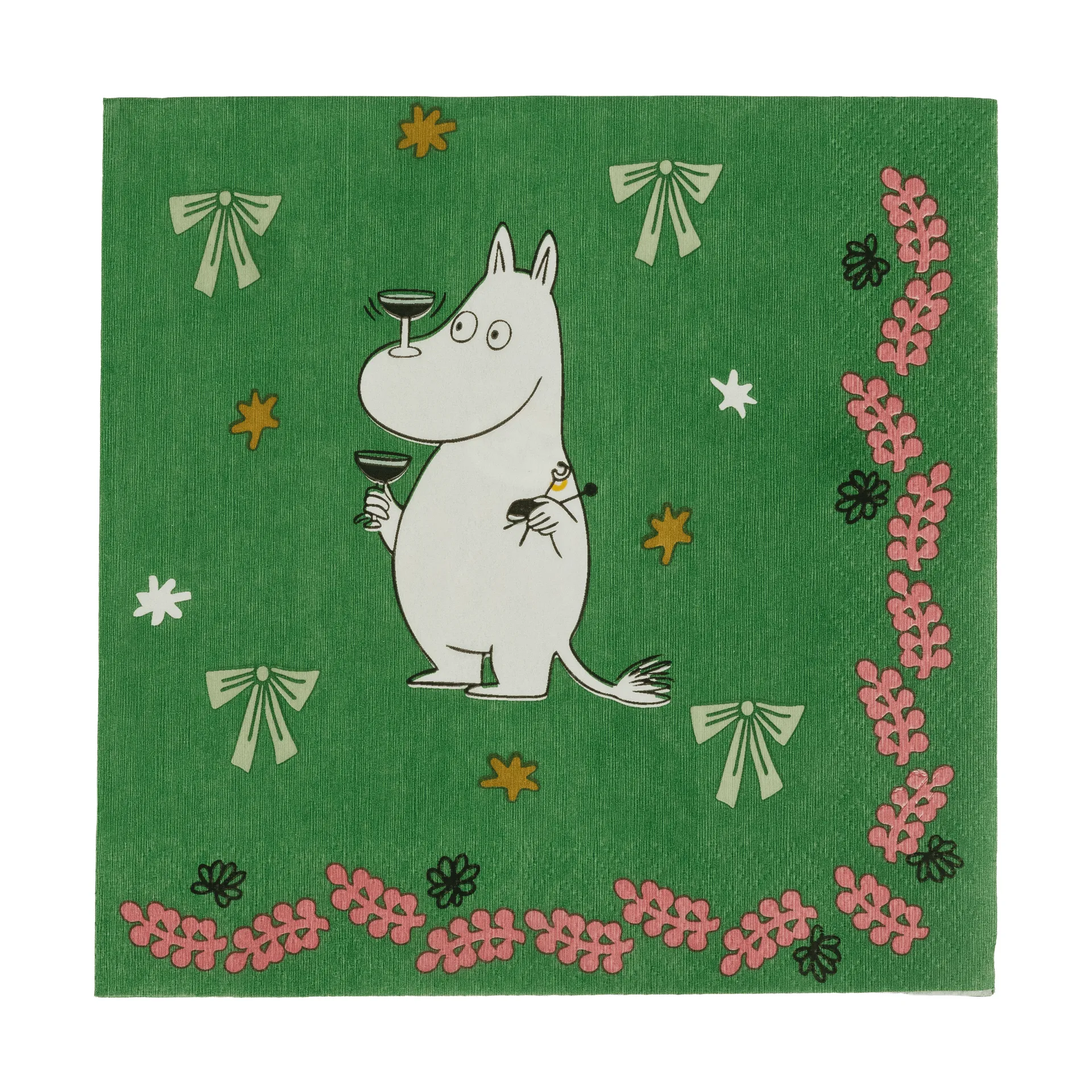 Mumin serwetka papierowa, Kärleksgåva, 33x33 cm, 20-pak Moomin Arabia