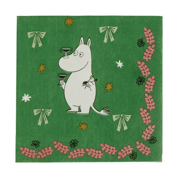 Mumin serwetka papierowa - Kärleksgåva, 33x33 cm, 20-pak - Moomin Arabia