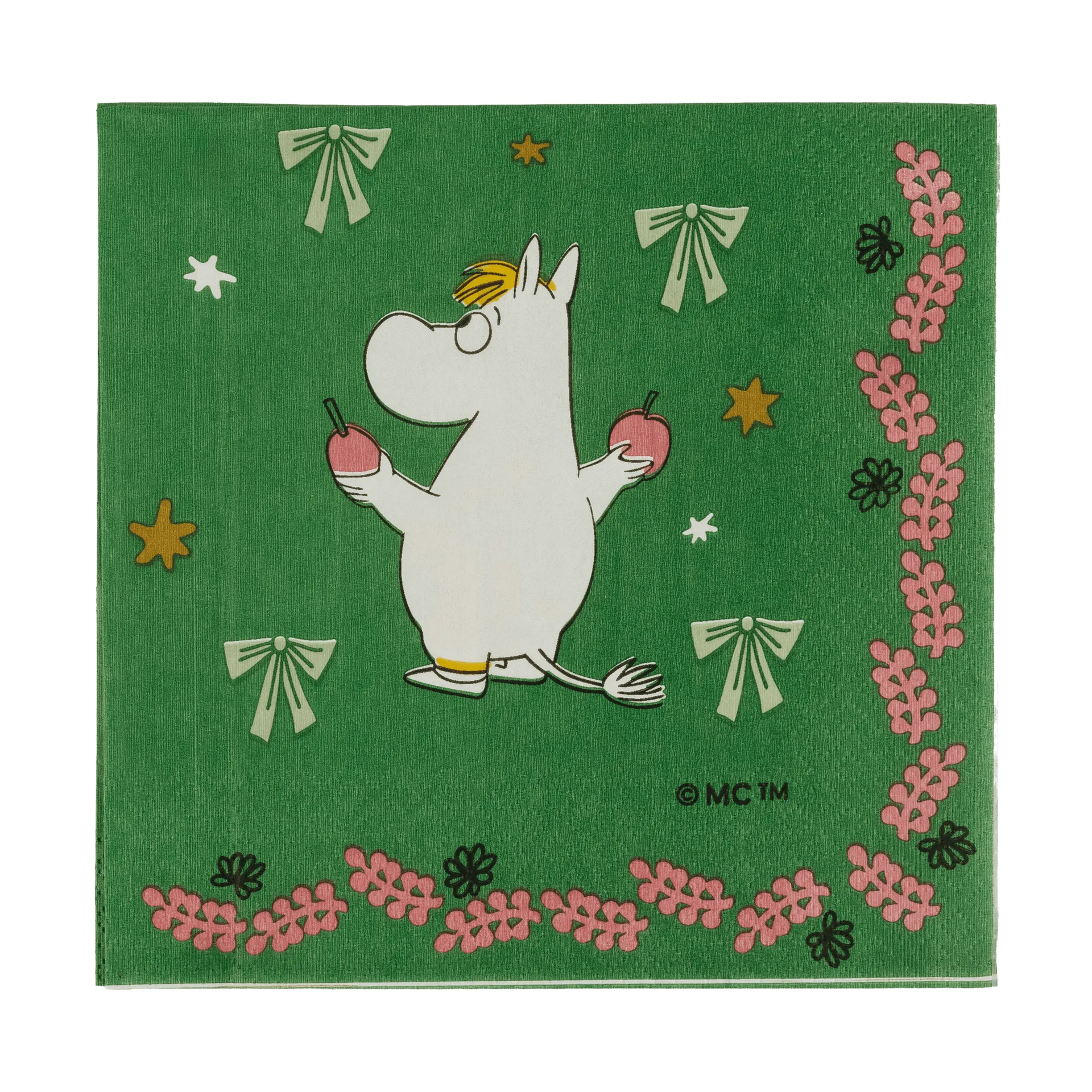 Mumin serwetka papierowa, Kärleksgåva, 33x33 cm, 20-pak Moomin Arabia