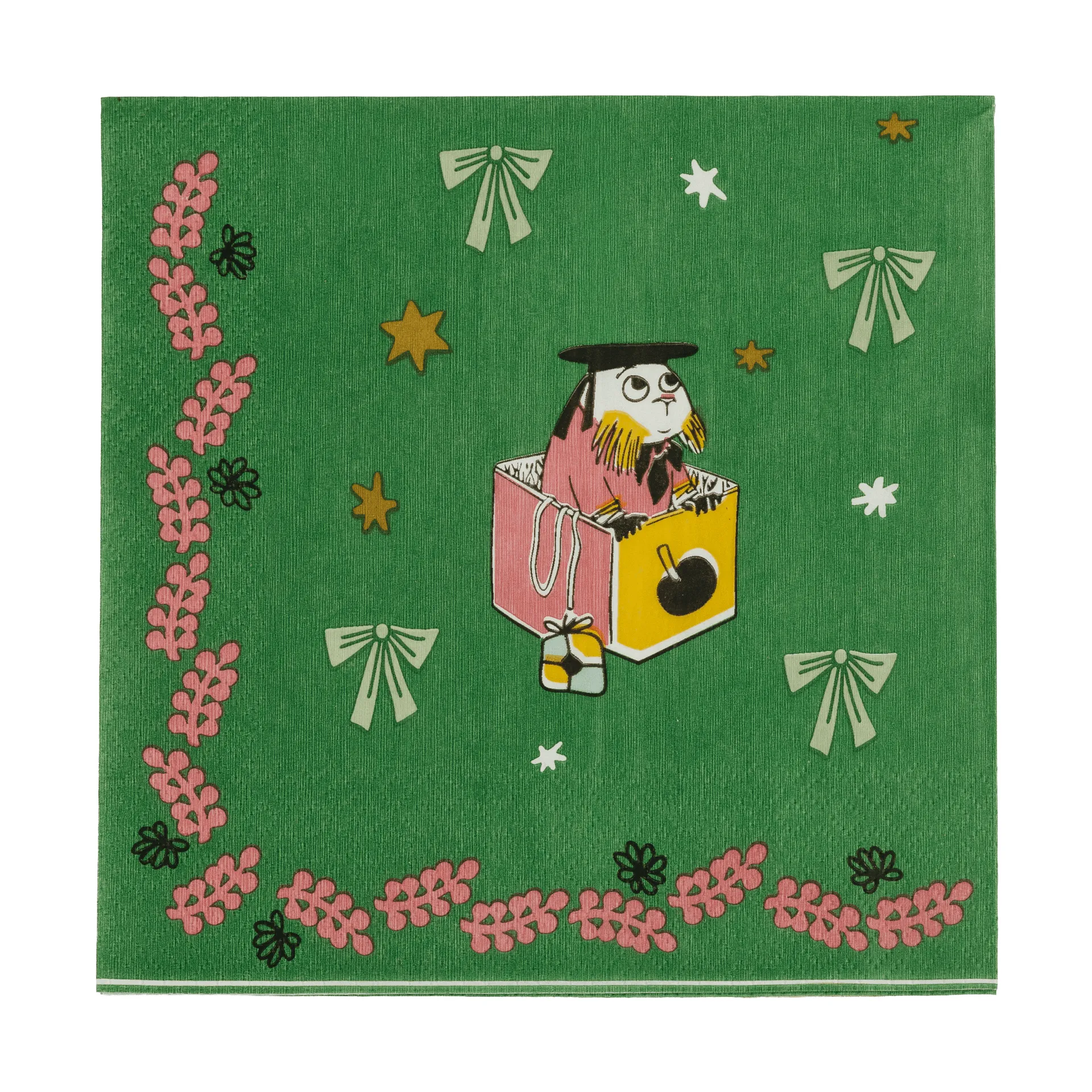 Mumin serwetka papierowa, Kärleksgåva, 33x33 cm, 20-pak Moomin Arabia