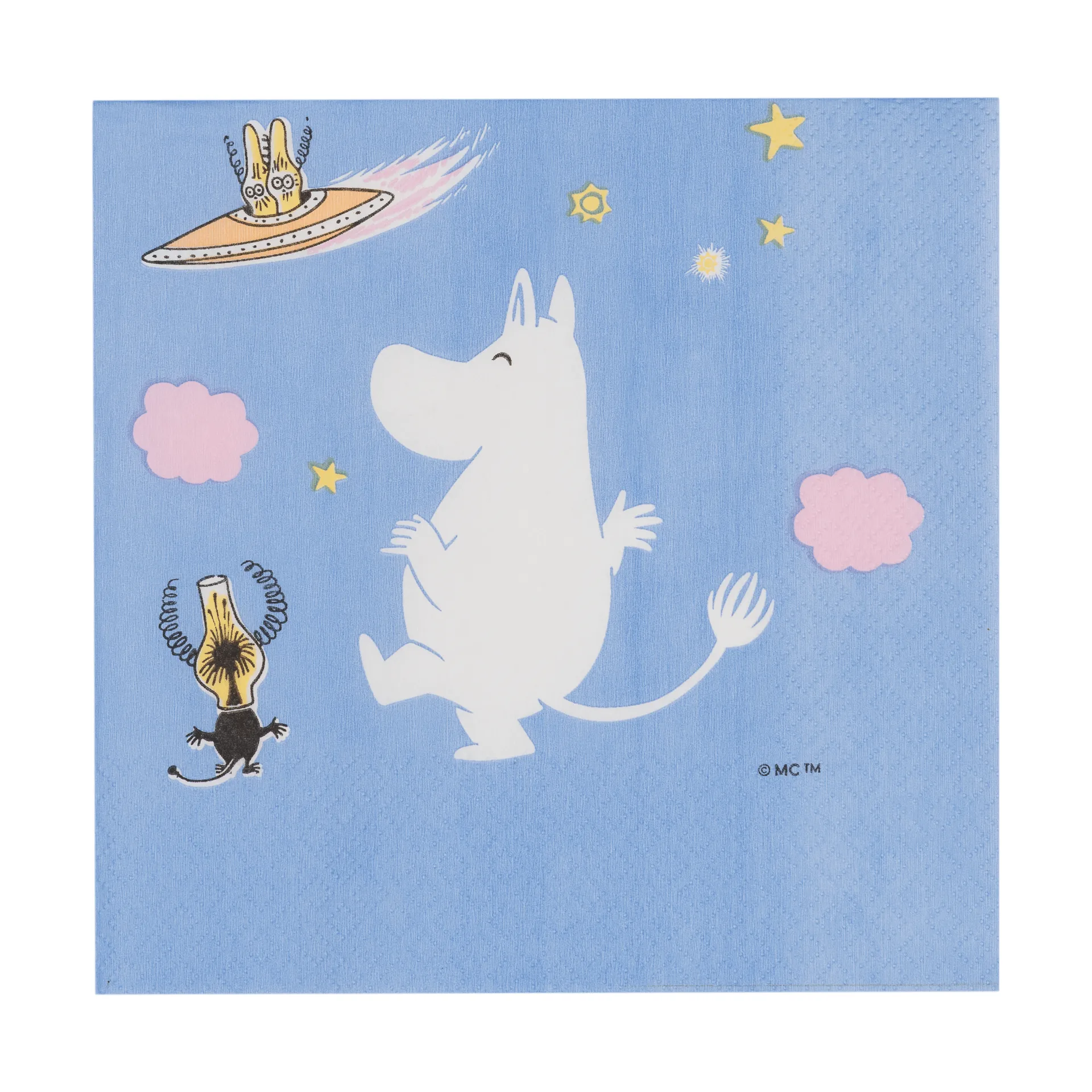 Mumin serwetka papierowa, Kosmiczna przygoda, 20‑pack Moomin Arabia