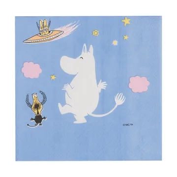 Mumin serwetka papierowa - Kosmiczna przygoda, 20‑pack - Moomin Arabia