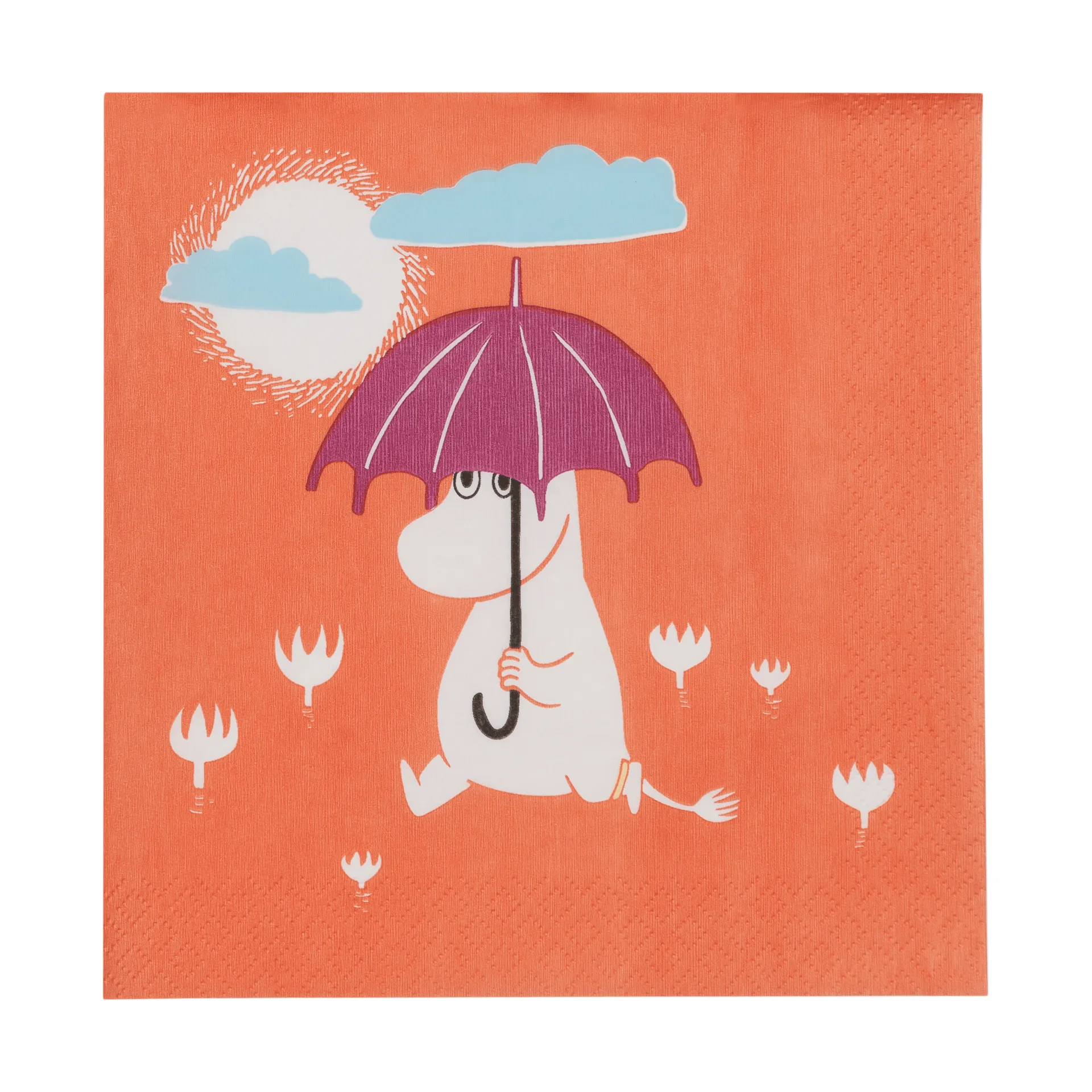 Mumin serwetka papierowa, Under paraplyet, 20‑pack Moomin Arabia