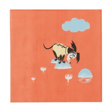 Mumin serwetka papierowa - Under paraplyet, 20‑pack - Moomin Arabia