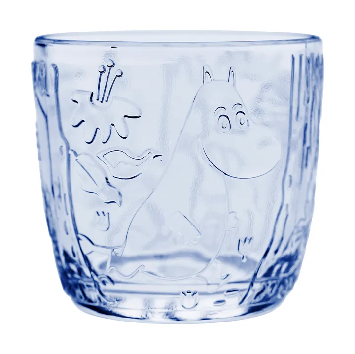 Mumin szklanki 280 ml, 2‑pak - Błękitna - Moomin Arabia