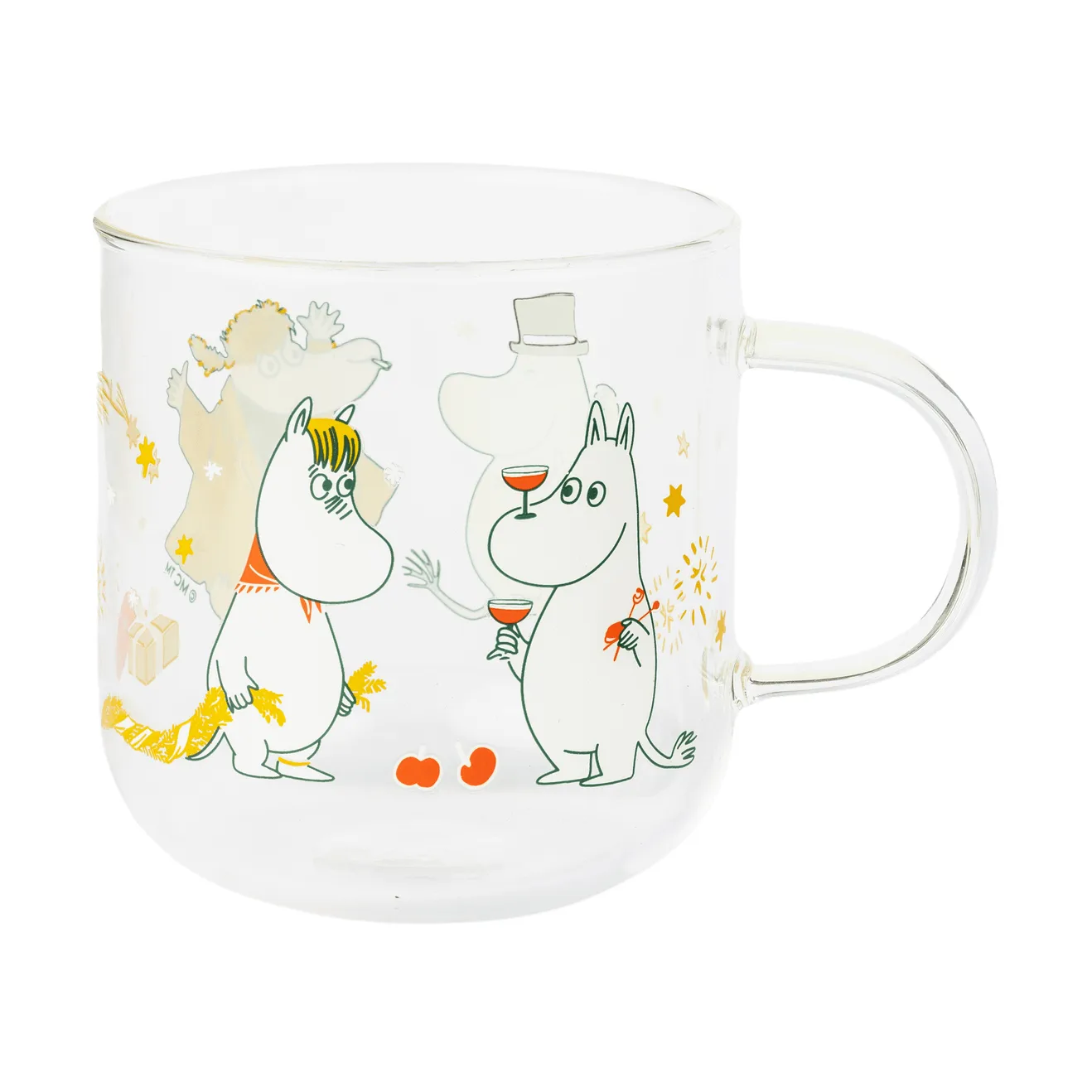 Mumin szklany kubek, Kärleksgåva, 300 ml, 2-pak Moomin Arabia