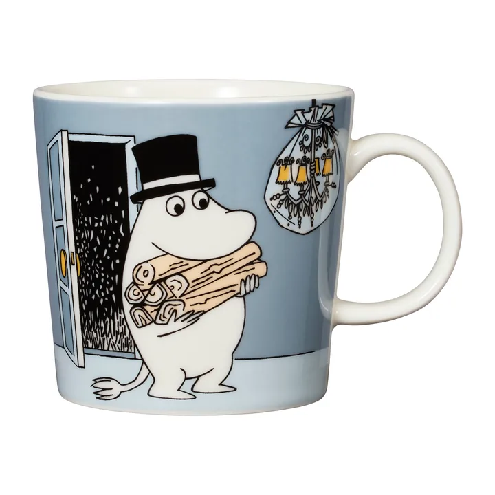Muminpappa kubek Mumin 300 ml - Szary - Moomin Arabia