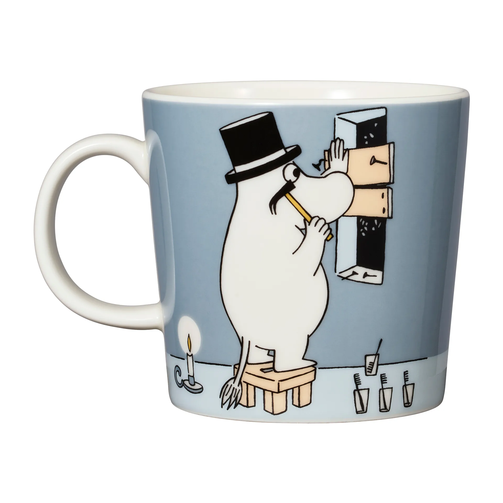 Muminpappa kubek Mumin 300 ml, Szary Moomin Arabia