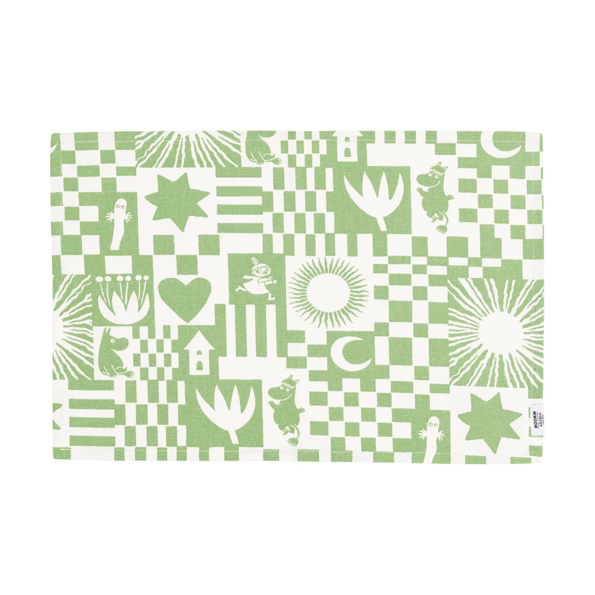 Podkładka stołowa Muminki Party 31x46 cm, Zielona Moomin Arabia