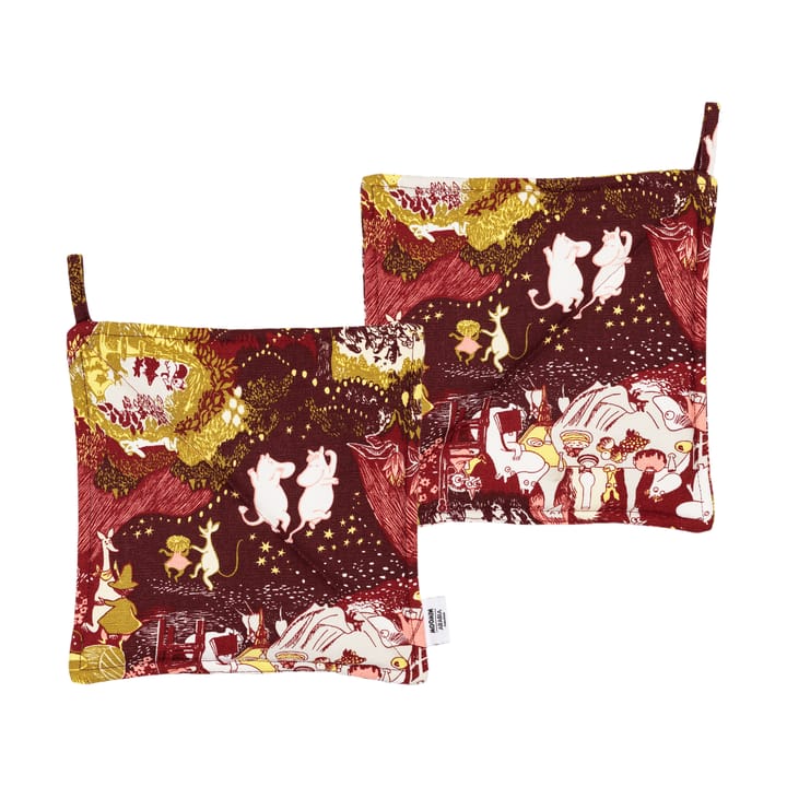 Podkładki pod garnki Muminki Festive Moments,  2-pak - 22x22 cm - Moomin Arabia