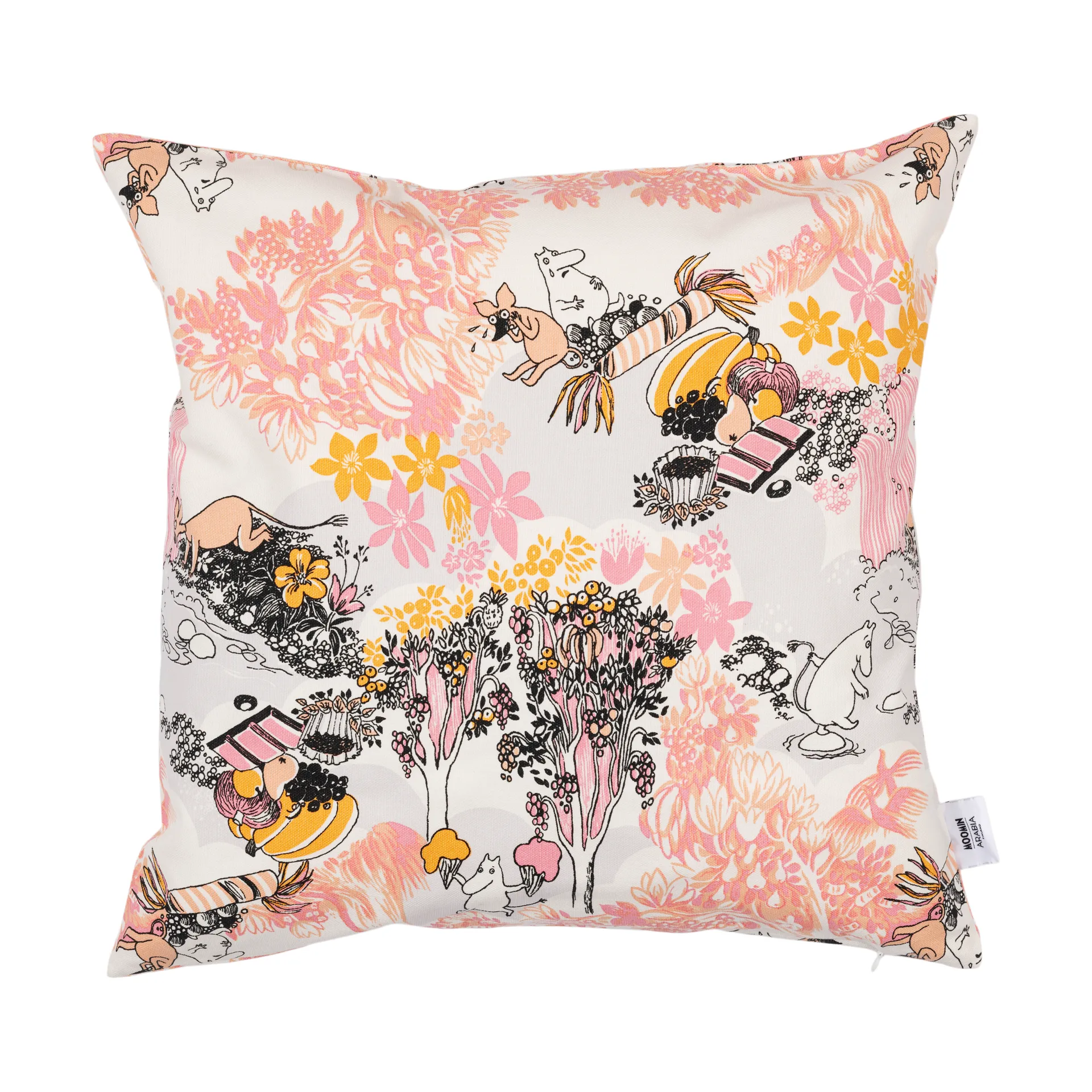 Poszewka na poduszkę Muminki 50x50 cm, Różowy Moomin Arabia