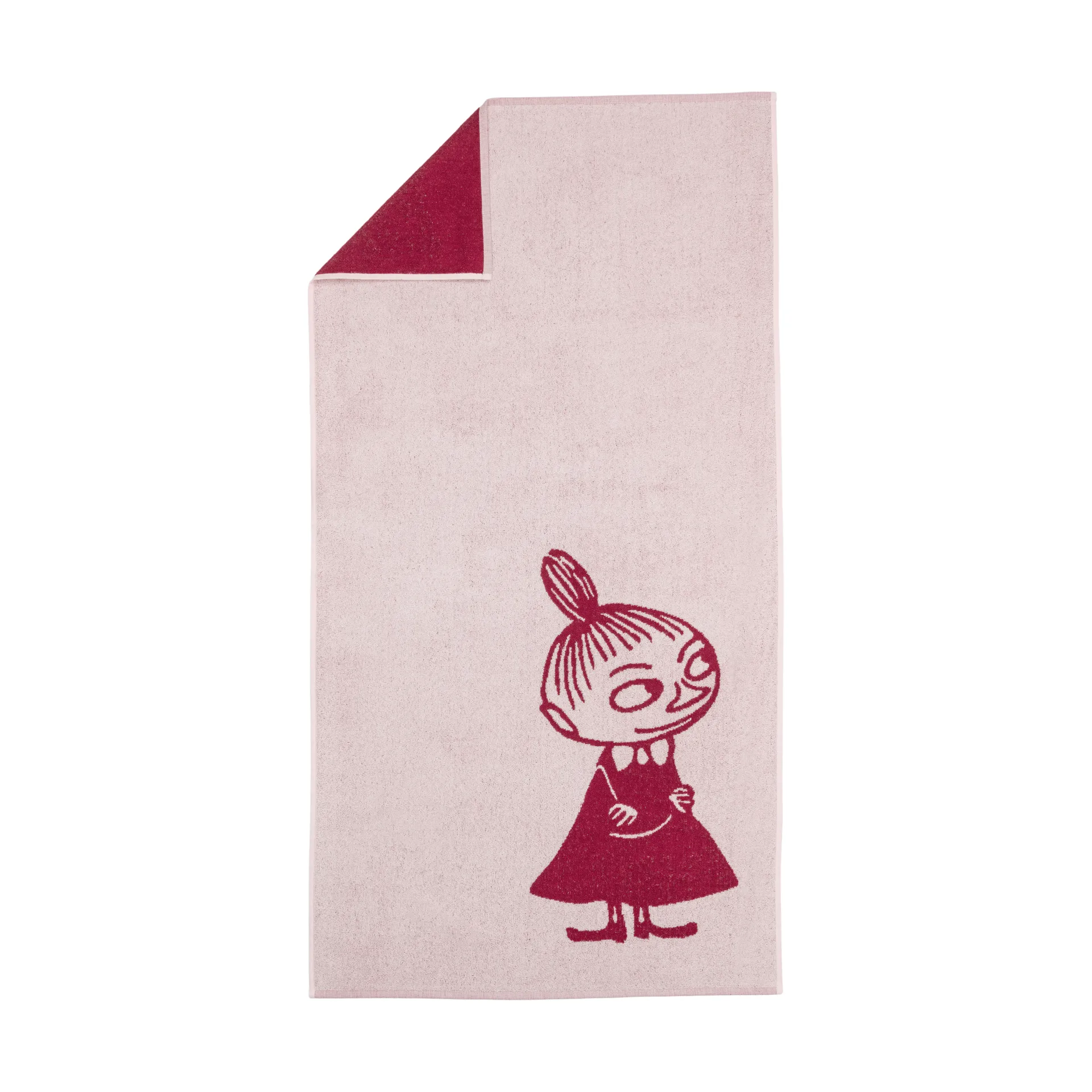 Ręcznik kąpielowy Muminki 70x140 cm, Mała Mi, różowy Moomin Arabia